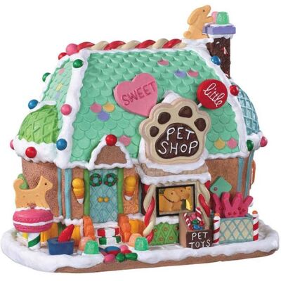 Lemax, Miniatures, Sweet Little Pet Shop avec adaptateur - Publicité Lemax, Miniatures, Sweet Little Pet Shop avec adaptateur - Publicité