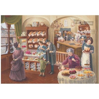 Pappnoptikum 1090 - Nostalgic Christmas bakery (mini calendrier de l'Avent) - Publicité Pappnoptikum 1090 - Nostalgic Christmas bakery (mini calendrier de l'Avent) - Publicité