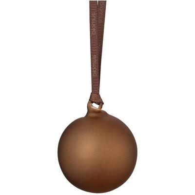 Blomus, Décorations de sapin de Noël, JUHLA Weihnachtsschmuck M rustic brown 7cm 4tlg (4x) - Publicité Blomus, Décorations de sapin de Noël, JUHLA Weihnachtsschmuck M rustic brown 7cm 4tlg (4x) - Publicité