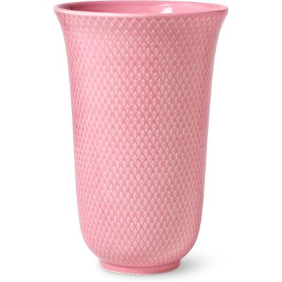 Vase Rhombe Lyngby Porcelæn - 20cm - Rose - Décoration de table - Publicité Vase Rhombe Lyngby Porcelæn - 20cm - Rose - Décoration de table - Publicité