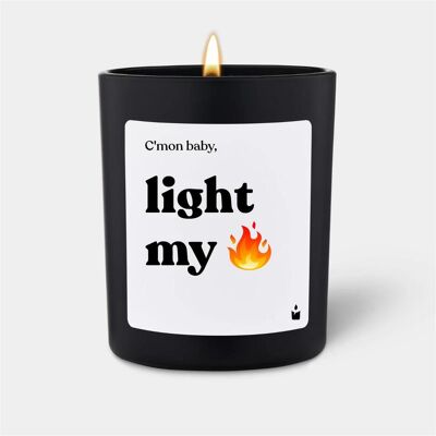 Chatty Candles, Bougie parfumée, Bougie parfumée Flowery C'mon baby, light my - Publicité Chatty Candles, Bougie parfumée, Bougie parfumée Flowery C'mon baby, light my - Publicité
