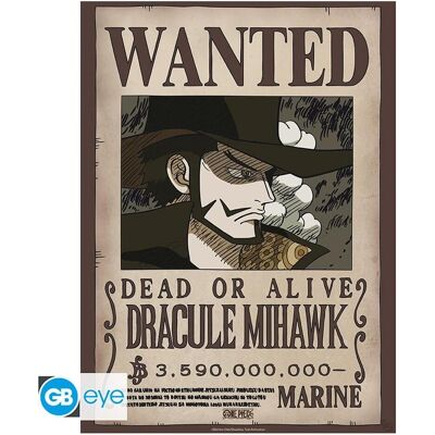 ABYstyle, Tableaux, One Piece - Wanted Mihawk & Crocodile (4.50 x 43 cm) - Publicité ABYstyle, Tableaux, One Piece - Wanted Mihawk & Crocodile (4.50 x 43 cm) - Publicité