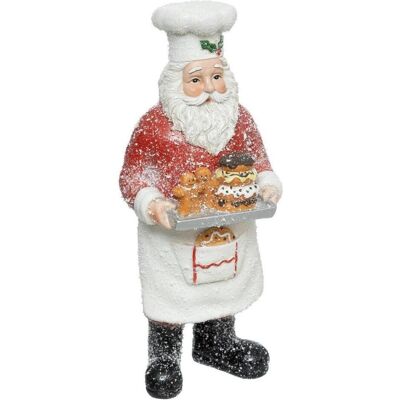 Atmosphera, Décorations de Noël, Figurka Mikołaj z tacą i ciasteczkami, 28 cm - Publicité Atmosphera, Décorations de Noël, Figurka Mikołaj z tacą i ciasteczkami, 28 cm - Publicité