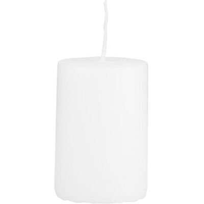 House Doctor - Bloklys - White - 4x6 cm - candle - Publicité House Doctor - Bloklys - White - 4x6 cm - candle - Publicité