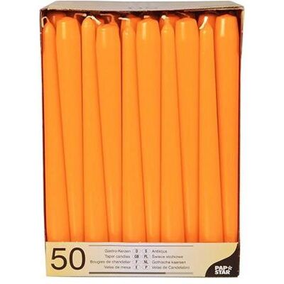 Papstar, Bougie, 10393 Bougie de cire ronde (e) (50 pcs) - Publicité Papstar, Bougie, 10393 Bougie de cire ronde (e) (50 pcs) - Publicité