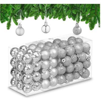 Relaxdays, Décorations de sapin de Noël, Ensemble de boules de Noël (96x) - Publicité Relaxdays, Décorations de sapin de Noël, Ensemble de boules de Noël (96x) - Publicité