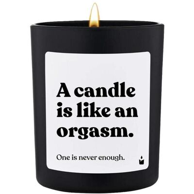 Chatty Candles, Bougie parfumée, Bougie parfumée Flowery A candle is like an orgasm. Publicité Chatty Candles, Bougie parfumée, Bougie parfumée Flowery A candle is like an orgasm. Publicité