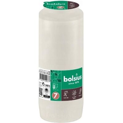 Bolsius, Bougie, Insertion blanche certifiée durable (1 pcs) - Publicité Bolsius, Bougie, Insertion blanche certifiée durable (1 pcs) - Publicité