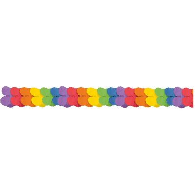 Magni 20056-90-55 - Guirlande Arc-en-ciel, 365 x 17 cm, Papier, Décoration à suspendre (1 pcs) - Publicité Magni 20056-90-55 - Guirlande Arc-en-ciel, 365 x 17 cm, Papier, Décoration à suspendre (1 pcs) - Publicité