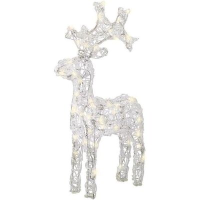 H&S Decoration, Décorations de sapin de Noël, LED decoration "Deer", 61 cm, 36.5 cm, 50 LED - Publicité H&S Decoration, Décorations de sapin de Noël, LED decoration "Deer", 61 cm, 36.5 cm, 50 LED - Publicité