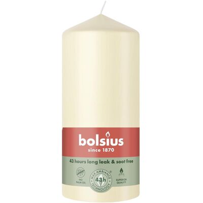 Bolsius, Bougie, Stumpenkerze 130/68mm Perle (1 pcs) - Publicité Bolsius, Bougie, Stumpenkerze 130/68mm Perle (1 pcs) - Publicité