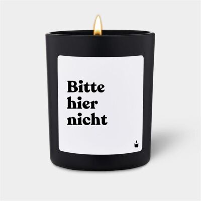 Chatty Candles, Bougie parfumée, Duftkerze Flowery Bitte hier nicht - Publicité Chatty Candles, Bougie parfumée, Duftkerze Flowery Bitte hier nicht - Publicité