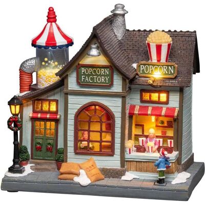 Konstsmide, Miniatures, Usine de pop-corn à décor LED - Publicité Konstsmide, Miniatures, Usine de pop-corn à décor LED - Publicité
