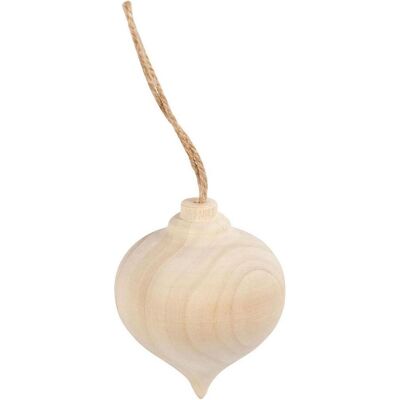 Creativ Company, Décorations de sapin de Noël, Pendentif dentelle boule de Noël en bois - Publicité Creativ Company, Décorations de sapin de Noël, Pendentif dentelle boule de Noël en bois - Publicité