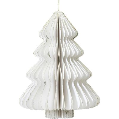 Decoris, Décorations de Noël, Arbre blanc 40cm - Publicité Decoris, Décorations de Noël, Arbre blanc 40cm - Publicité