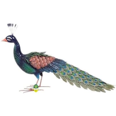Nortene Peacky Paon en Métal pour Jardin - Décoration Extérieure - 94x28x52cm - Publicité Nortene Peacky Paon en Métal pour Jardin - Décoration Extérieure - 94x28x52cm - Publicité