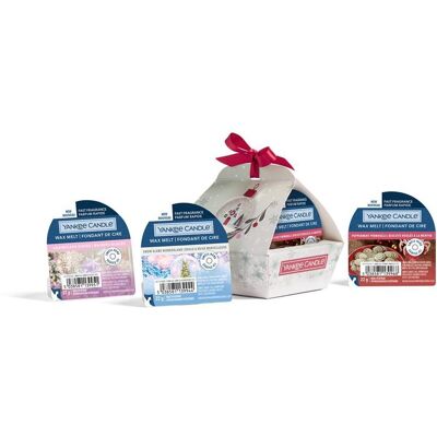 Yankee Candle, Bougie parfumée, Coffret cadeau 3 fondants de cire - Publicité Yankee Candle, Bougie parfumée, Coffret cadeau 3 fondants de cire - Publicité