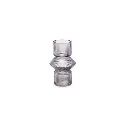 Giftdecor, Vase, vase raya 1 corps gris - Publicité Giftdecor, Vase, vase raya 1 corps gris - Publicité