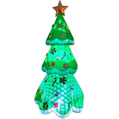 vidaXL, Sapin de Noël, Weihnachtsbaum Polyester Polypropylen 110 X 110 X 240 CM Aufblasbar (240 cm) - Publicité vidaXL, Sapin de Noël, Weihnachtsbaum Polyester Polypropylen 110 X 110 X 240 CM Aufblasbar (240 cm) - Publicité