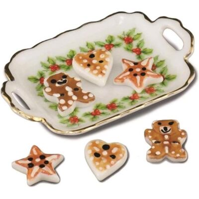 Reutter, Miniatures, 001.823/5 - Gâteau de Noël, miniature - Publicité Reutter, Miniatures, 001.823/5 - Gâteau de Noël, miniature - Publicité