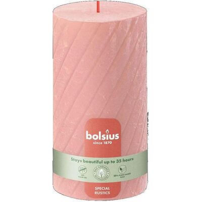 Bolsius, Bougie, Stumpe Rustik TR 130/68mm rosa (1 pcs) - Publicité Bolsius, Bougie, Stumpe Rustik TR 130/68mm rosa (1 pcs) - Publicité