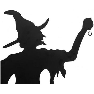 Silhouette de sorcière EUROPALMS - Décoration Halloween - Publicité Silhouette de sorcière EUROPALMS - Décoration Halloween - Publicité