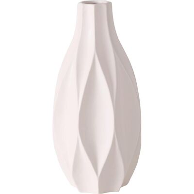 Vase Ecru Dekoria 30cm - Vase décoratif en céramique - Publicité Vase Ecru Dekoria 30cm - Vase décoratif en céramique - Publicité