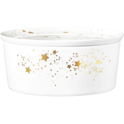 Seltmann Weiden - Liberty - 21x9 cm - Golden Stars - dish - Publicité Seltmann Weiden - Liberty - 21x9 cm - Golden Stars - dish - Publicité