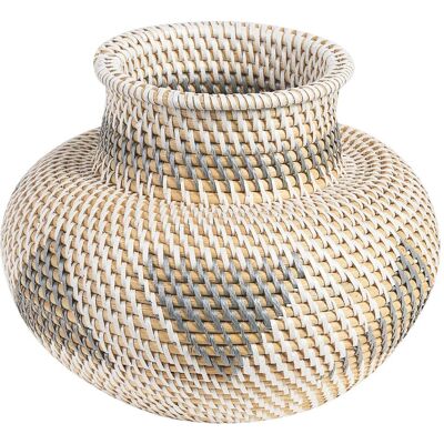Vase Décorative en Rotin Beliani ASAHAN - Beige Naturel - Décoration pour Fleurs Séchées - Publicité Vase Décorative en Rotin Beliani ASAHAN - Beige Naturel - Décoration pour Fleurs Séchées - Publicité