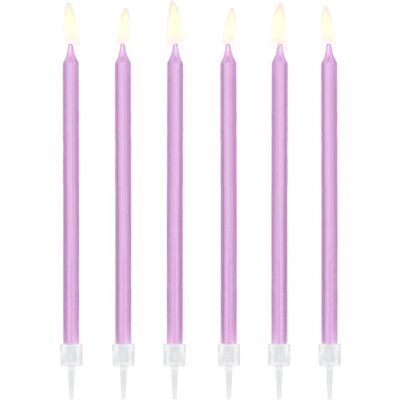 Partydeco, Bougie, Bougies Lavande 14cm (12p.) (12 pcs) - Publicité Partydeco, Bougie, Bougies Lavande 14cm (12p.) (12 pcs) - Publicité