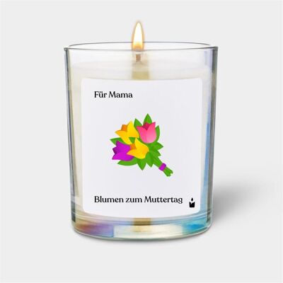 Chatty Candles, Bougie parfumée, Duftkerze Flowery Blumenstrauss - Publicité Chatty Candles, Bougie parfumée, Duftkerze Flowery Blumenstrauss - Publicité