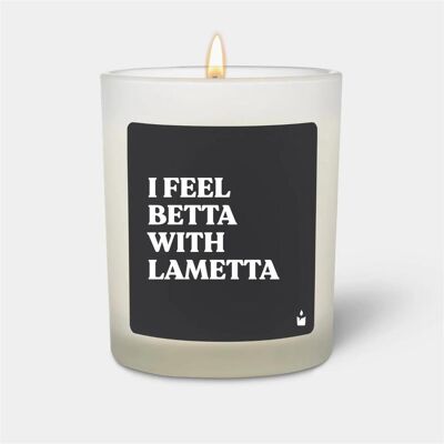 Chatty Candles, Bougie parfumée, Bougie parfumée Flowery I feel betta with lametta - Publicité Chatty Candles, Bougie parfumée, Bougie parfumée Flowery I feel betta with lametta - Publicité