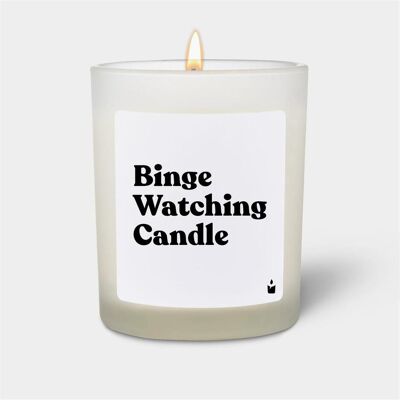 Chatty Candles, Bougie parfumée, Duftkerze Woody Binge Watching Candle - Publicité Chatty Candles, Bougie parfumée, Duftkerze Woody Binge Watching Candle - Publicité