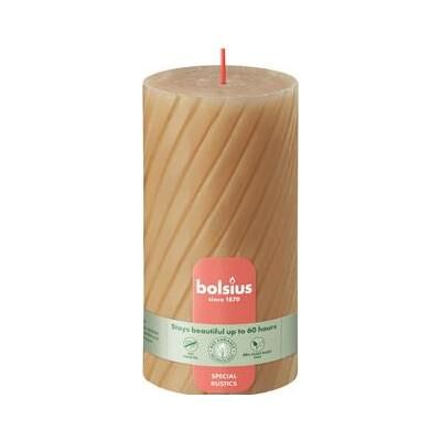 Bolsius, Bougie, Bougie Twist rustique 130/68 Oat Beige - Publicité Bolsius, Bougie, Bougie Twist rustique 130/68 Oat Beige - Publicité