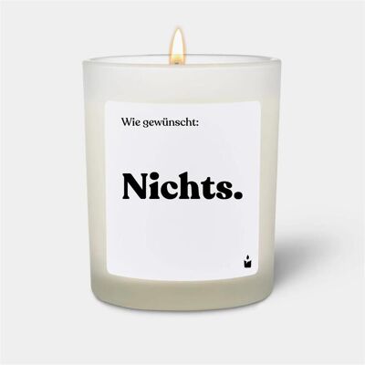 Chatty Candles, Bougie parfumée, Bougie parfumée Flowery Comme demandé : Rien. Publicité Chatty Candles, Bougie parfumée, Bougie parfumée Flowery Comme demandé : Rien. Publicité