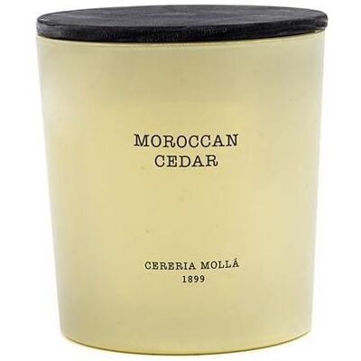 Cereria Molla - Moroccan Cedar - 600 g - Bougie parfumée - Publicité Cereria Molla - Moroccan Cedar - 600 g - Bougie parfumée - Publicité
