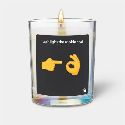 Chatty Candles, Bougie parfumée, Bougie parfumée Flowery Let's light this candle and... Publicité Chatty Candles, Bougie parfumée, Bougie parfumée Flowery Let's light this candle and... Publicité