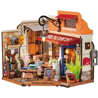 Rolife, Miniatures, Corner Bookstore - Maison miniature - Publicité Rolife, Miniatures, Corner Bookstore - Maison miniature - Publicité