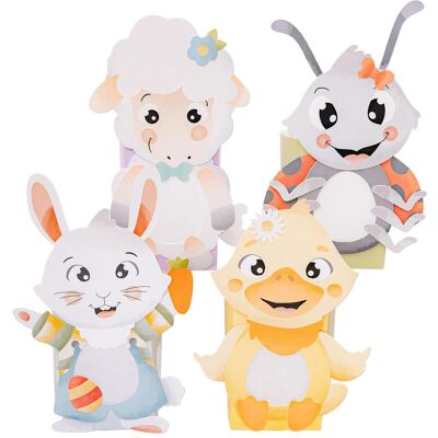 Papierdrachen, Déco de Pâques, 8 Windlichter - Osterhasnewelt (8x) - Publicité Papierdrachen, Déco de Pâques, 8 Windlichter - Osterhasnewelt (8x) - Publicité