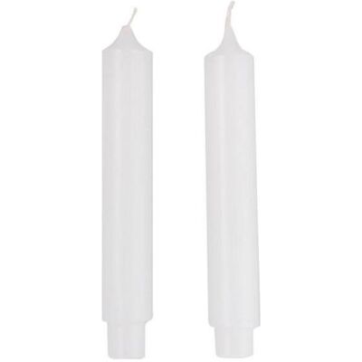 Amscan, Bougie, Bougies Lampion 2pcs PG 10,5cm blanc (2 pcs) - Publicité Amscan, Bougie, Bougies Lampion 2pcs PG 10,5cm blanc (2 pcs) - Publicité