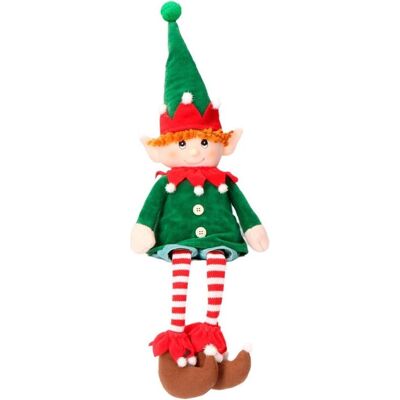 Decoris, Décorations de Noël, Weihnachtsschmuck Elf 22 X 11 X 60 CM - Publicité Decoris, Décorations de Noël, Weihnachtsschmuck Elf 22 X 11 X 60 CM - Publicité