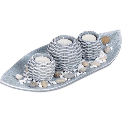 Relaxdays, Photophore, Support bougie (3x) - Publicité Relaxdays, Photophore, Support bougie (3x) - Publicité