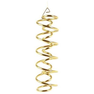 Berk, Suspension décorative, Spirale ADN, laiton, 17 cm de haut - Publicité Berk, Suspension décorative, Spirale ADN, laiton, 17 cm de haut - Publicité