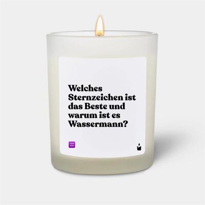 Chatty Candles, Bougie parfumée, Duftkerze Flowery Welches Sternzeichen ist das Beste und warum ist es Wassermann? - Publicité Chatty Candles, Bougie parfumée, Duftkerze Flowery Welches Sternzeichen ist das Beste und warum ist es Wassermann? - Publicité