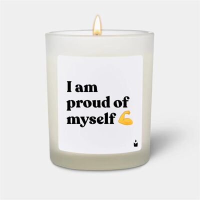 Chatty Candles, Bougie parfumée, Bougie parfumée Flowery I am proud of myself - Publicité Chatty Candles, Bougie parfumée, Bougie parfumée Flowery I am proud of myself - Publicité