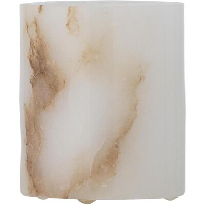 Bloomingville, Bougeoir, - Annebel Teelichthalter - Weiss - Alabaster - Publicité Bloomingville, Bougeoir, - Annebel Teelichthalter - Weiss - Alabaster - Publicité
