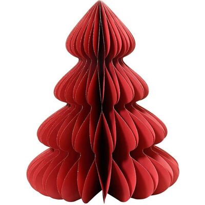 Decoris, Décorations de Noël, Weihnachtsbaum Rot Papier Ø 72 x 90 cm - Publicité Decoris, Décorations de Noël, Weihnachtsbaum Rot Papier Ø 72 x 90 cm - Publicité