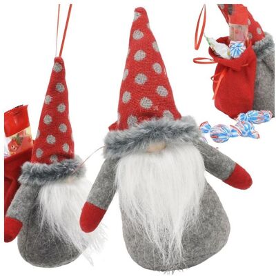 Saska Garden, Décorations de Noël, Dekoracja świąteczna MIKOŁAJEK DEKORACYJNY Z WORKIEM NA PREZENT 20CM CZERWONY - Publicité Saska Garden, Décorations de Noël, Dekoracja świąteczna MIKOŁAJEK DEKORACYJNY Z WORKIEM NA PREZENT 20CM CZERWONY - Publicité