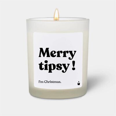 Chatty Candles, Bougie parfumée, Bougie parfumée Flowery Merry tipsy! Je suis Noël. Publicité Chatty Candles, Bougie parfumée, Bougie parfumée Flowery Merry tipsy! Je suis Noël. Publicité
