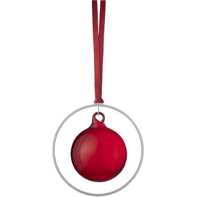 Blomus, Décorations de sapin de Noël, Set mit 4 KITAI-Kugeln, Hafen / Silber (4x) - Publicité Blomus, Décorations de sapin de Noël, Set mit 4 KITAI-Kugeln, Hafen / Silber (4x) - Publicité